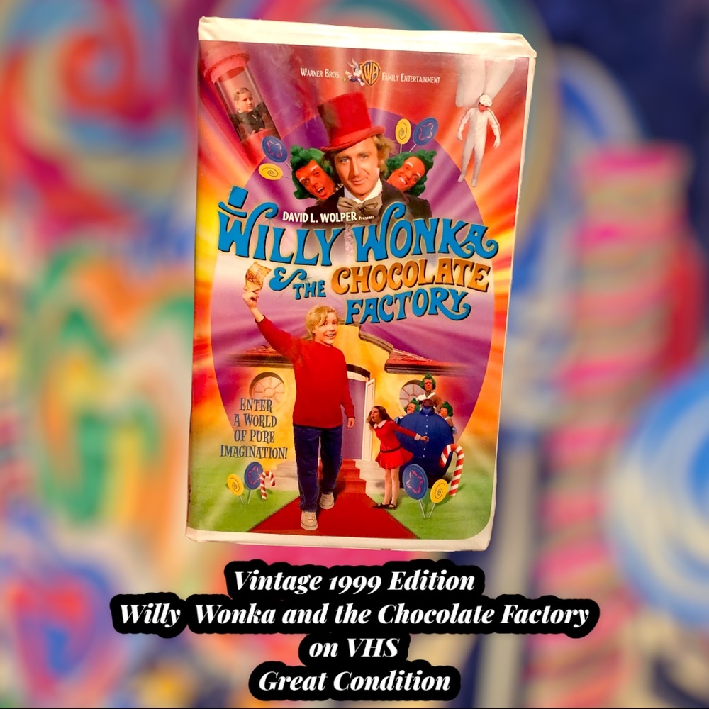 Vintage VHS Willy Wonka and the Chocolate Factory